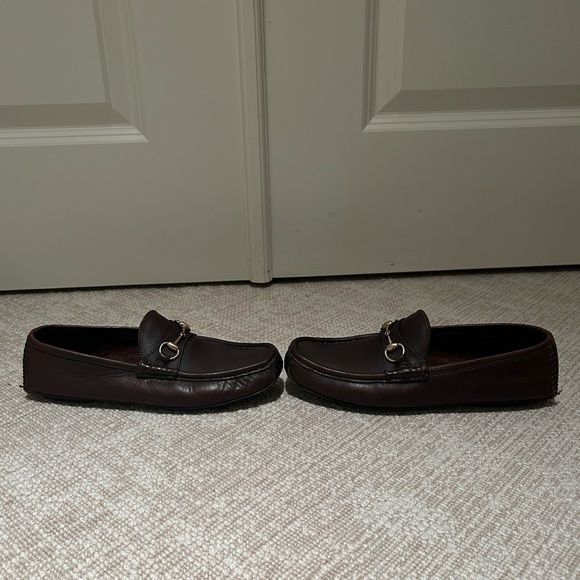 Gucci Chocolate Brown Driver Loafers - Picture 4 of 6